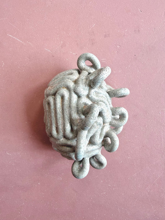 Krøllet hjerne blågrøn (mini)