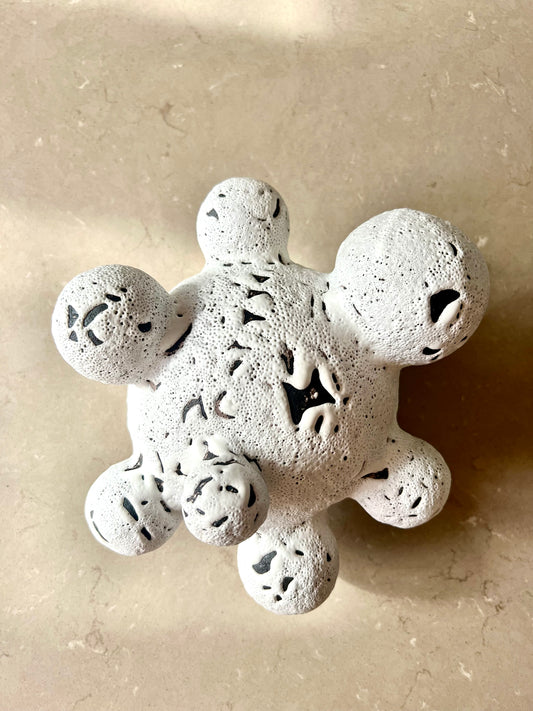 Mellem Sky Sort/Hvid